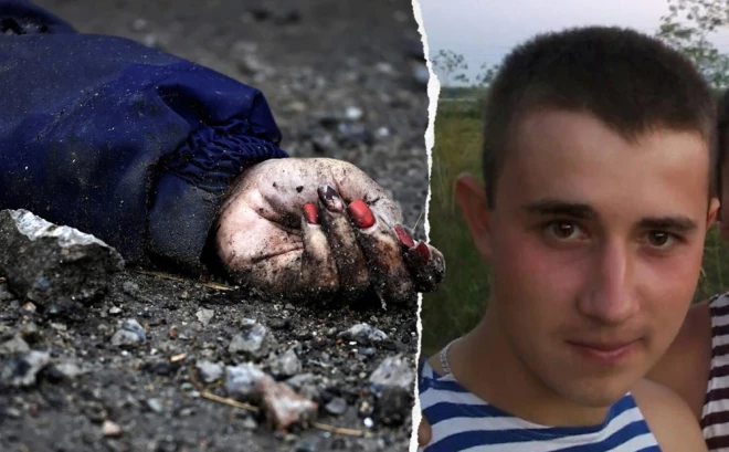 Aizdomās turamais par noziegumiem Bučā - Artjoms Tarejevs.