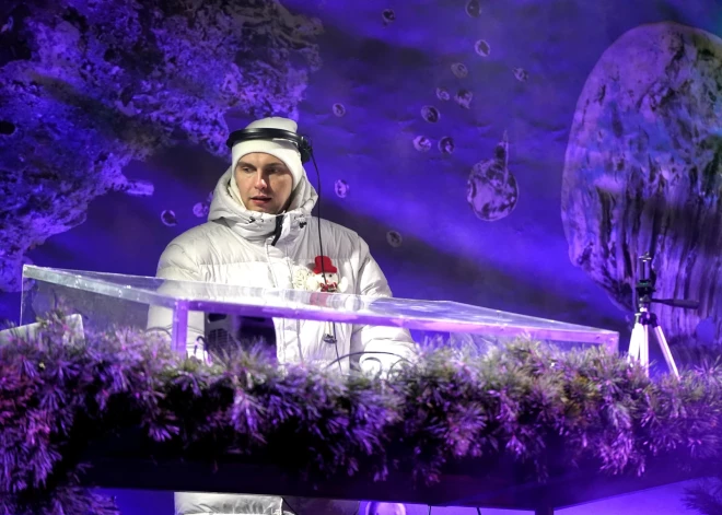 2025. gada sagaidīšana Vecrīgā.