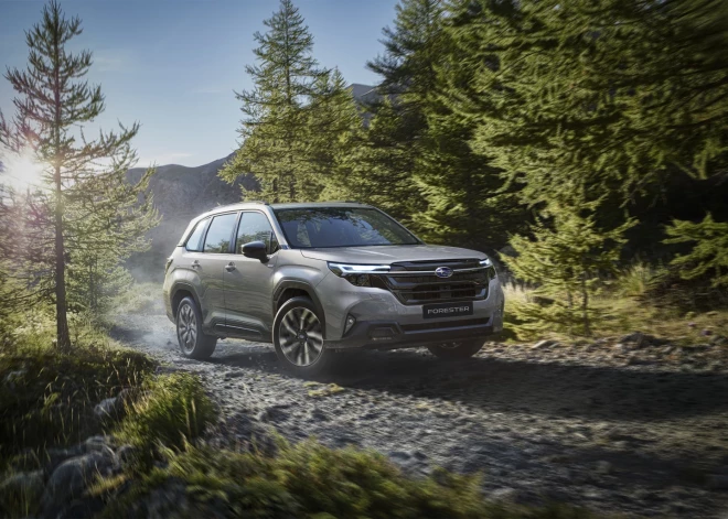 Jaunais Subaru krosovers Forester nopietni paceļ latiņu - reāla pilnpiedziņa un mūsdienu komforts