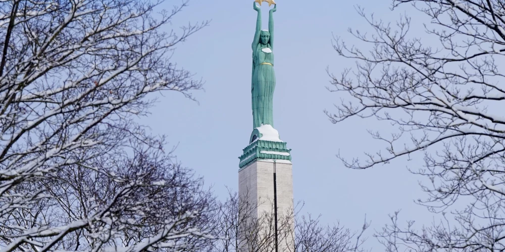 Brīvības piemineklis.