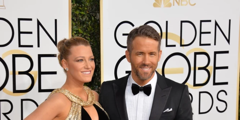 Bleika un Raiens "Zelta globusa" ceremonijā.