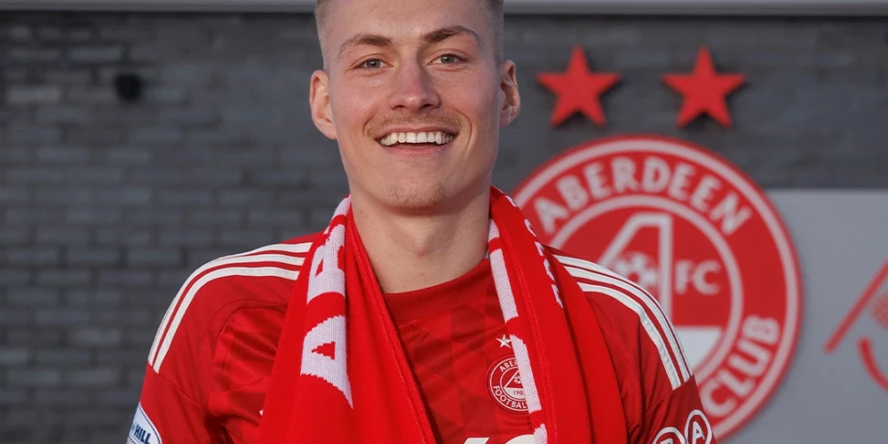 Kristers Tobers (foto: "Aberdeen FC" / "Facebook")