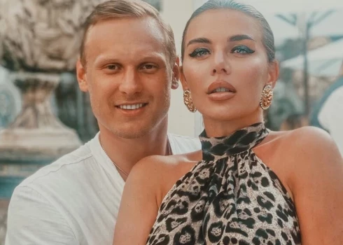 Jānis Timma un Anna Sedokova (foto: "Instagram")