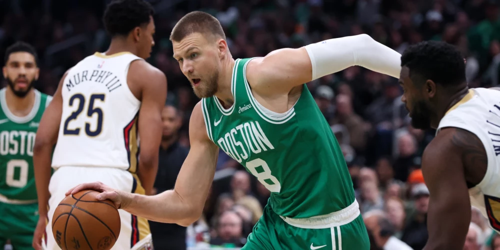 Latvijas basketbolists Kristaps Porziņģis. 
