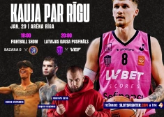 Kas nebijis Latvijā! “Arēnā Rīga” Zutis, Stepanovs, Čižovs un citi piedalīsies basketbola spēlē ar cīņas elementiem