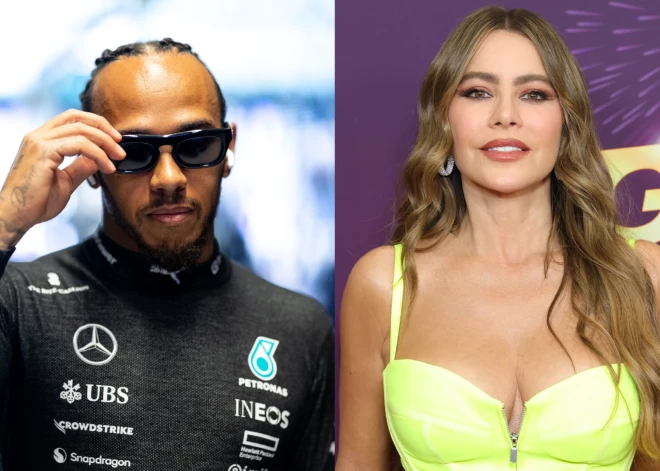 F-1 zvaigzne Lūiss Hamiltons manīts flirtējam ar aktrisi Sofiju Vergaru