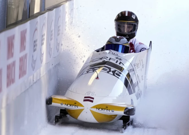Bobsleja divnieks Jēkabs Kalenda/Matīss Miknis izcīna sesto vietu Altenbergā