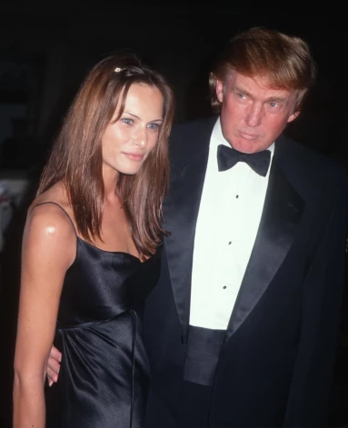 Дональд и Мелания Трамп в 1998 году.