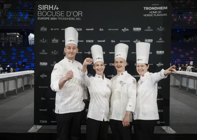 Latvijas komanda startēs pasaules prestižākā šefpavāru konkursa "Bocuse d’Or" finālā