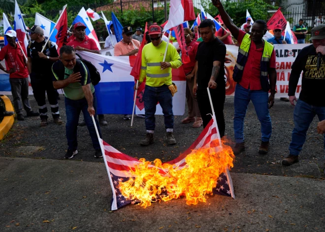 Panama iesniegusi sūdzību ANO par ASV prezidenta Donalda Trampa draudiem atgūt Panamas kanālu