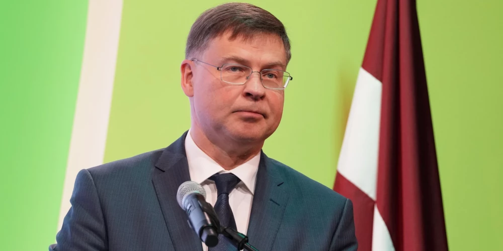 ES ekonomikas komisārs Valdis Dombrovskis