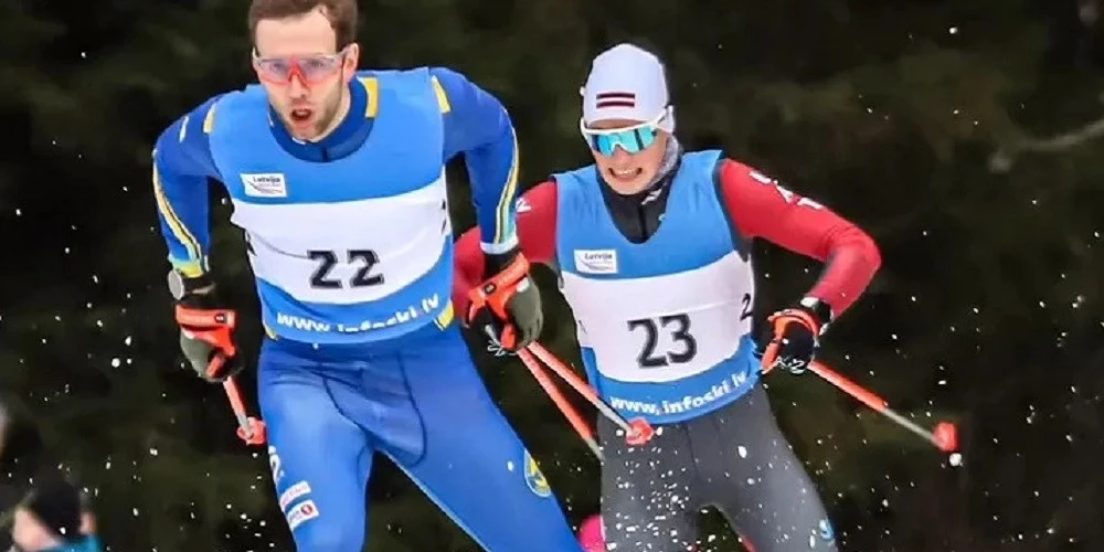 Raimo Vīgants un Lauris Kaparkalējs (foto: Latvijas Slēpošanas federācija)