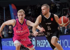 "Užavas" Latvijas kausa pusfināla spēle basketbolā, kurā tiekas "Rīgas Zeļļi" pret "VEF Rīga" basketbola komandu "Xiaomi arēnā.