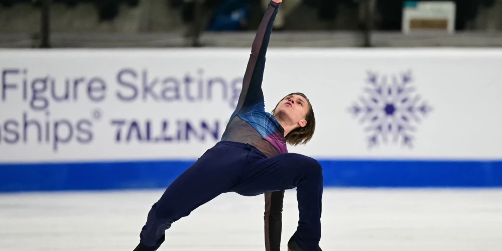 Deniss Vasiļjevs īsajā programmā Tallinā nespēj sasniegt cerēto rezultātu.
