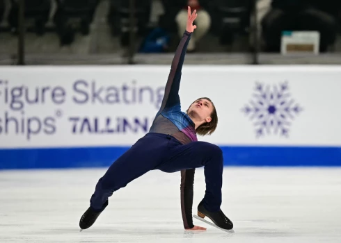 Deniss Vasiļjevs īsajā programmā Tallinā nespēj sasniegt cerēto rezultātu.