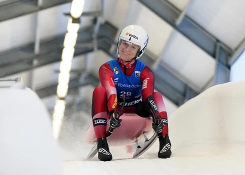 Kamaniņu braucēja Margita Sirsniņa.