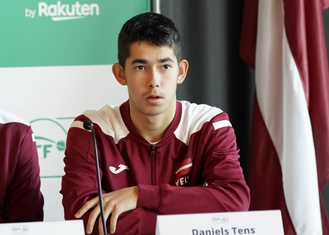 Latvijas un Beninas Deivisa kausa divcīņā atkal neizšķirts, sērijas likteni vienspēlē izšķirs Daniels Tens