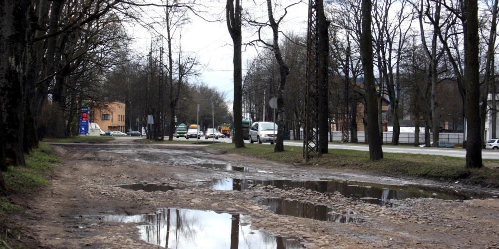 Дорога в Риге.