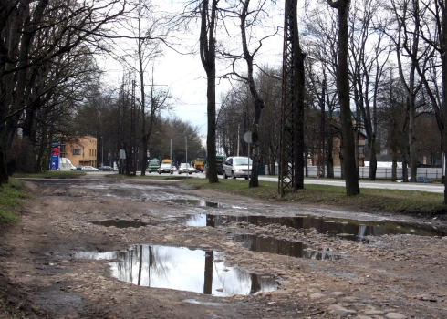 Дорога в Риге.