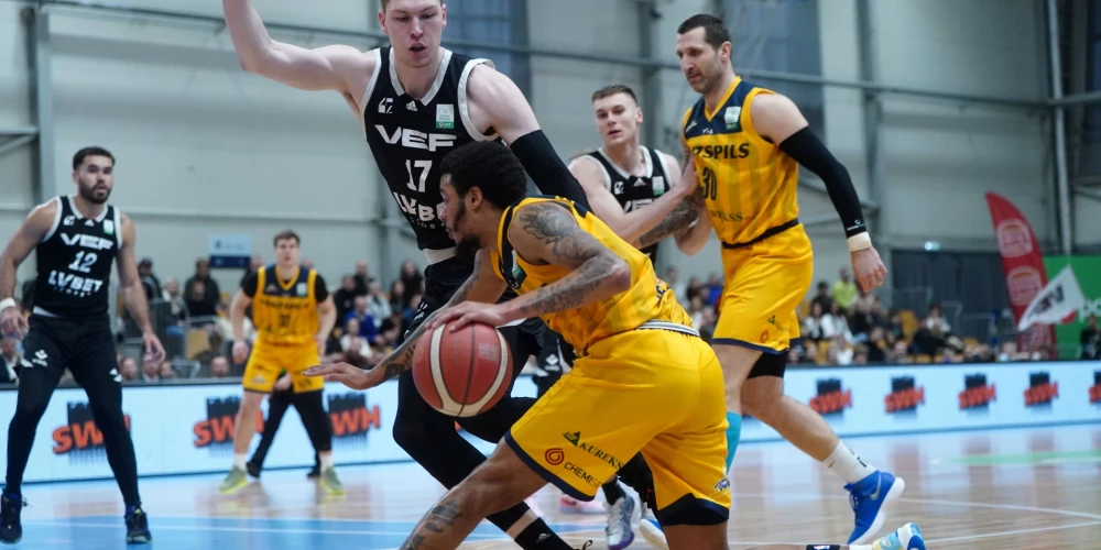 "VEF Rīga" un "Ventspils" ir senas sāncenses Latvijas basketbolā