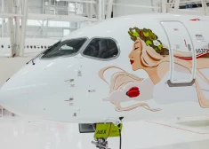 airBaltic Kanādā atklāj 50. Airbus A220-300 lidmašīnu ar īpašu krāsojumu.