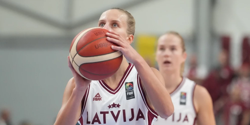 Kitijas Laksas precīzie soda metieni nodrošina Latvijai uzvaru pār Izraēlu.