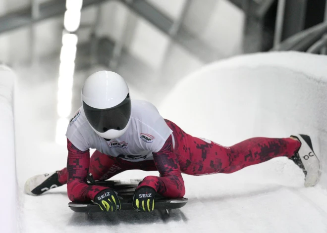 Dāvis Valdovskis izcīna 16. vietu Eiropas čempionātā skeletonā