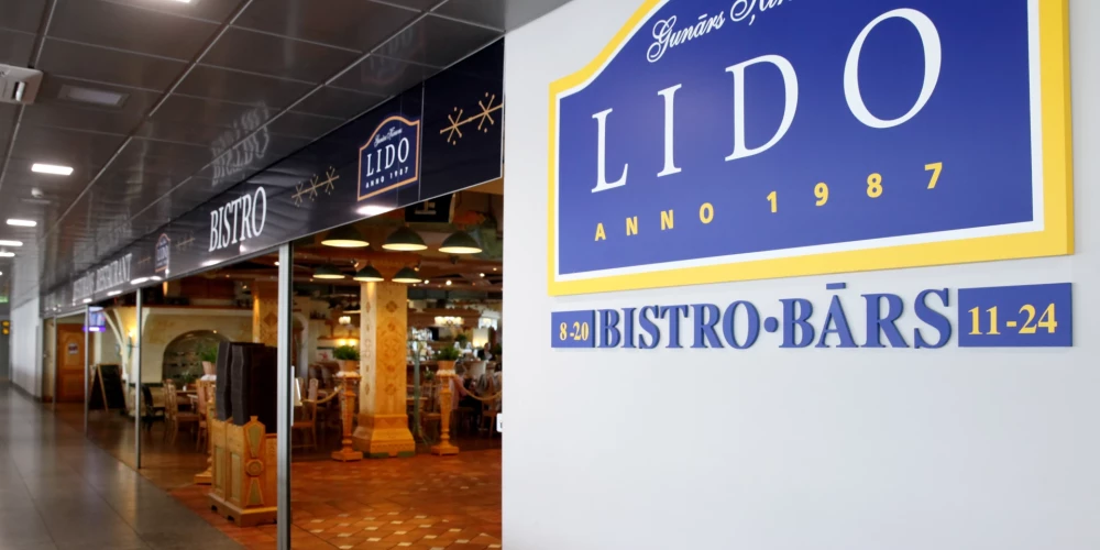 Restorāns "Lido Lidosta" starptautiskajā lidostā "Rīga".