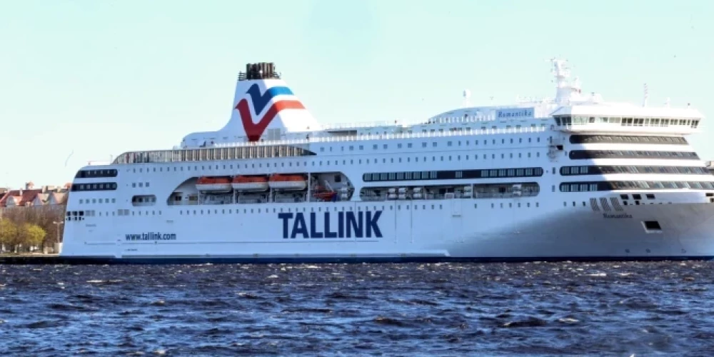 Корабль Tallink.