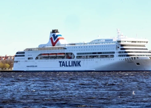 Корабль Tallink.
