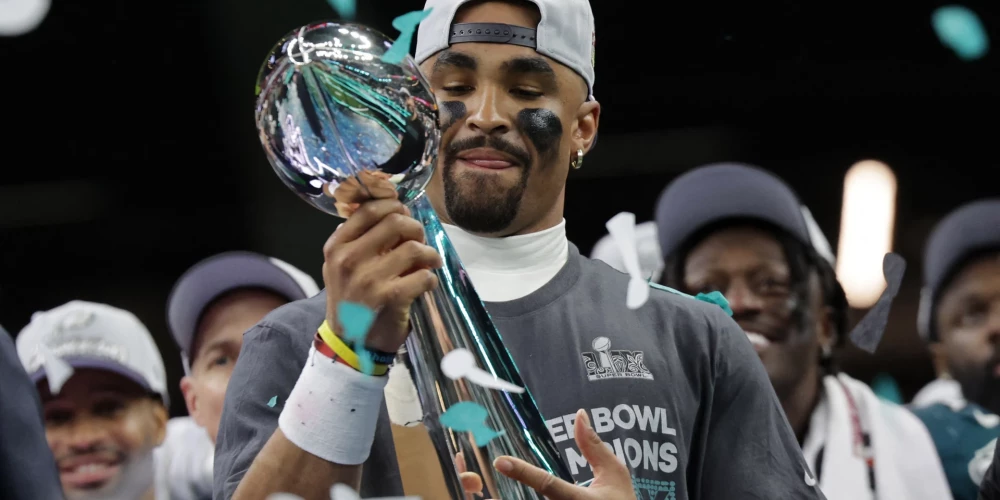 "Super Bowl" kronē jaunu čempionu – "Eagles" pārspēj "Chiefs".