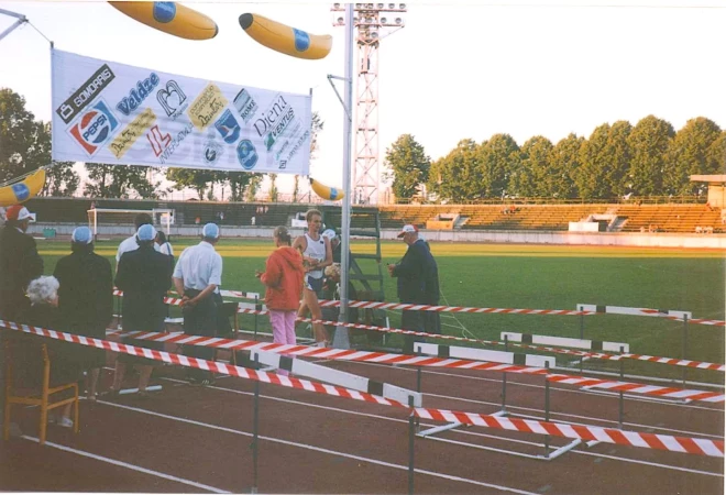 1991. gada 27. jūlijs - Moriss maratona finišā Daugavas stadionā. 