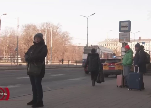 Остановка, где все произошло.