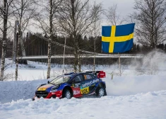 Mārtiņa Seska / Renāra Franča "Ford Puma Rally1" WRC Zviedrijas rallija posmā