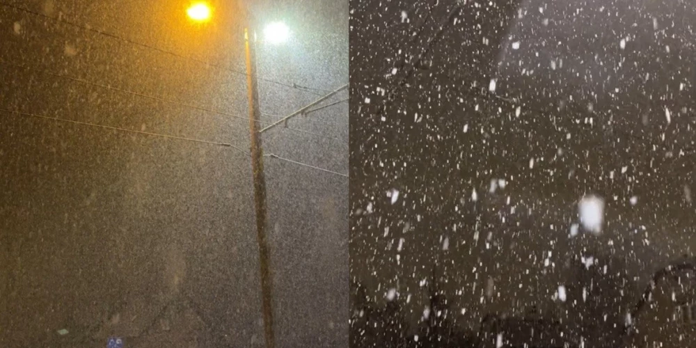 Рига в снегу!