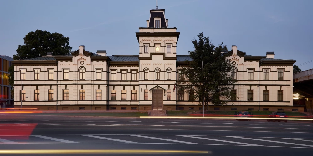 Iekšējās drošības biroja ēka Krišjāņa Valdemāra ielā (foto: Iekšējās drošības birojs / X)