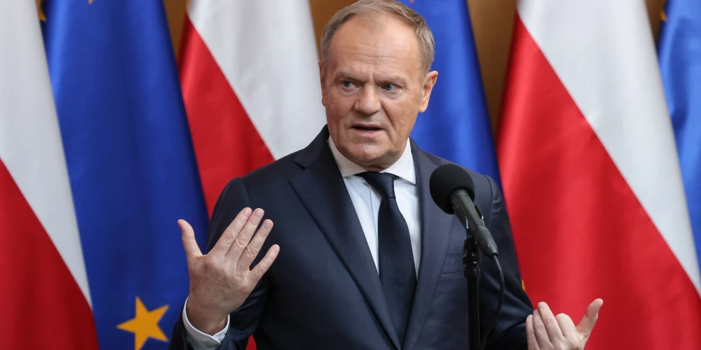Polijas premjerministrs Donalds Tusks. 