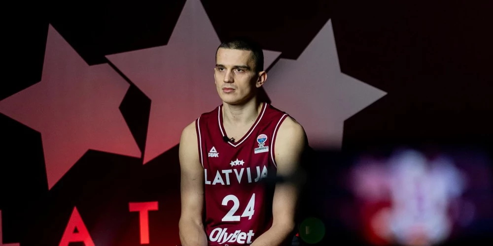 Andrejs Gražulis Latvijas izlases nometnē 2025. gada 17. februārī. 