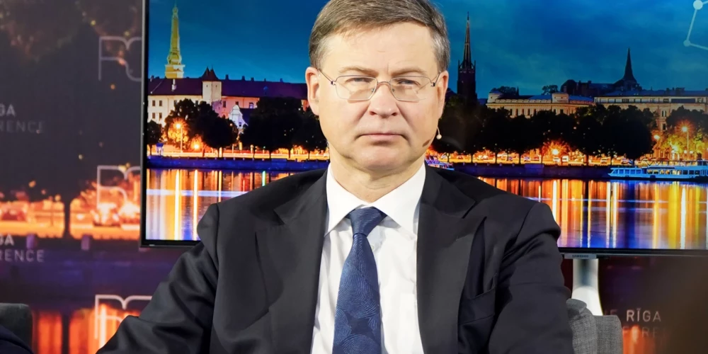 Eiropas Komisijas izpildviceprezidents un tirdzniecības komisārs Valdis Dombrovskis.