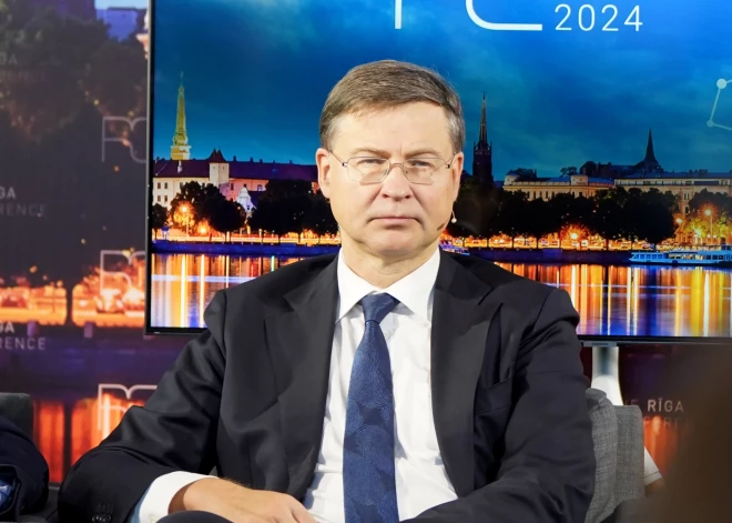 Dombrovskis: Eiropas Savienības konkurētspējas veicināšanā - inovācijas, zaļais kurss un ekonomiskā drošība