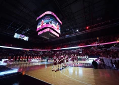 Basketbola spēle starp Latvijas un Spānijas valstsvienībām "Xiaomi Rīga", kuras sākumā notika traģiski mirušā ilggadējā valstsvienības basketbolista Jāņa Timmas (1992-2024) godināšana.