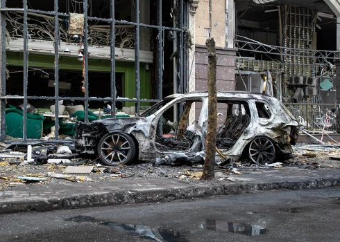 Izstāde "Ziemassvētki Kijivā. 2024.gads" veltīta Ukrainas kara trešās gadadienas piemiņai.
