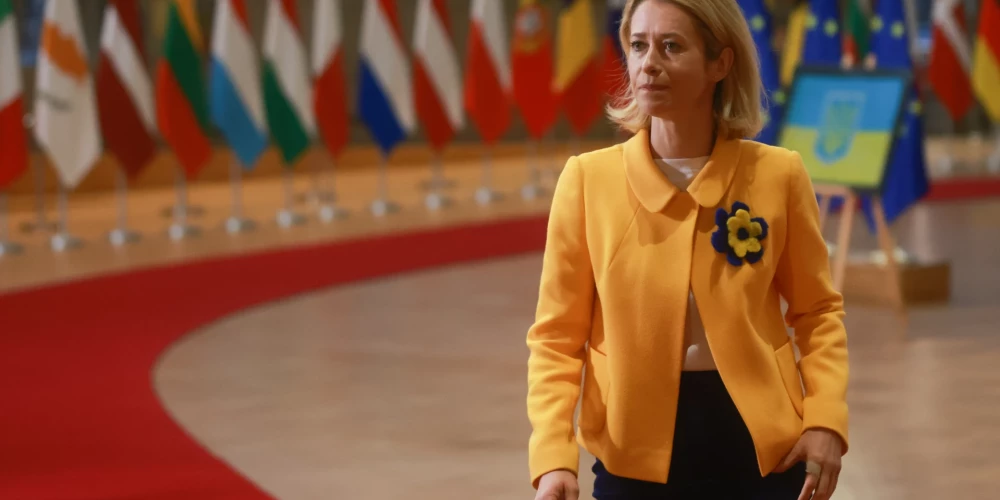Eiropas Savienības augstākā pārstāve ārlietās un drošības politikā Kaja Kallasa. 