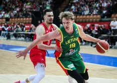 Ar spēli pret Igauniju karjeru Lietuvas basketbola izlasē noslēgs Mindaugs Kuzminsks