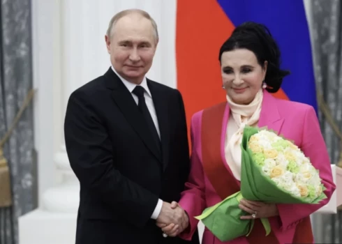 Vladimirs Putins un Irina Vinera.