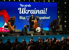 Labdarības koncerts "No sirds Ukrainai" Latvijas Nacionālajā bibliotēkā (foto: Juris Rozenbergs)