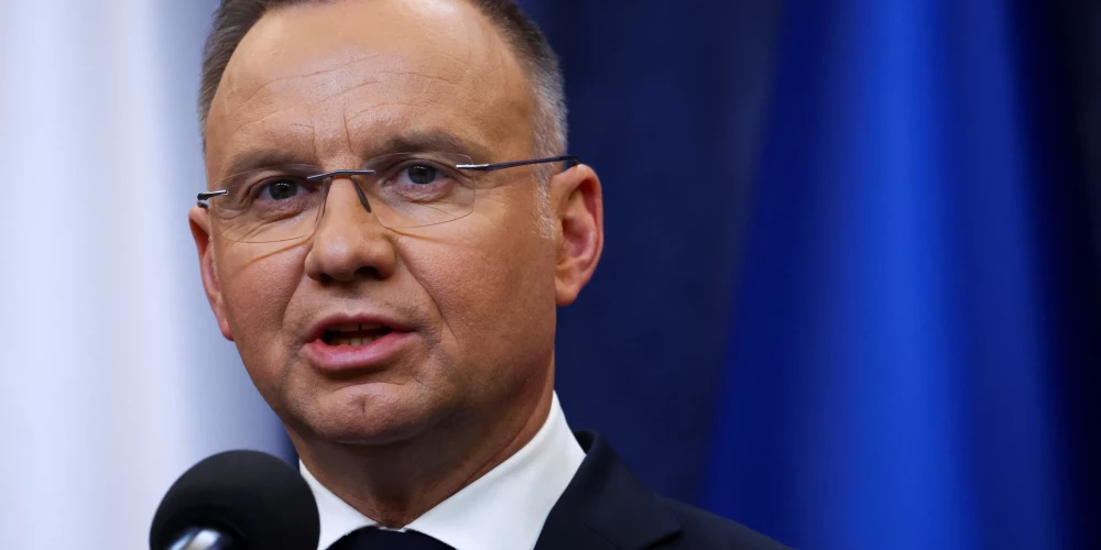 Polijas prezidents Andžejs Duda.