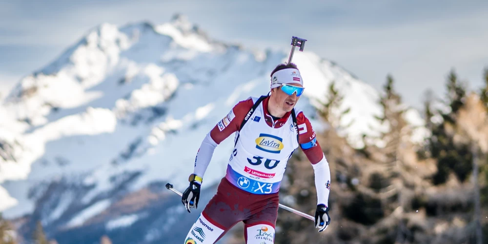 Andrejs Rastorgujevs 2025. gada pasaules čempionātā biatlonā. 