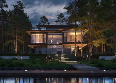 Latvijas arhitektūras šedevrs "Rivue Supreme Villas" pārspēj projektus no ASV un Lielbritānijas.