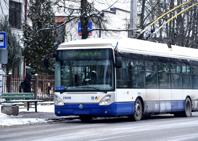 Iedzīvotājiem radusies ekskluzīva iespēja iegādāties desmit trolejbusus